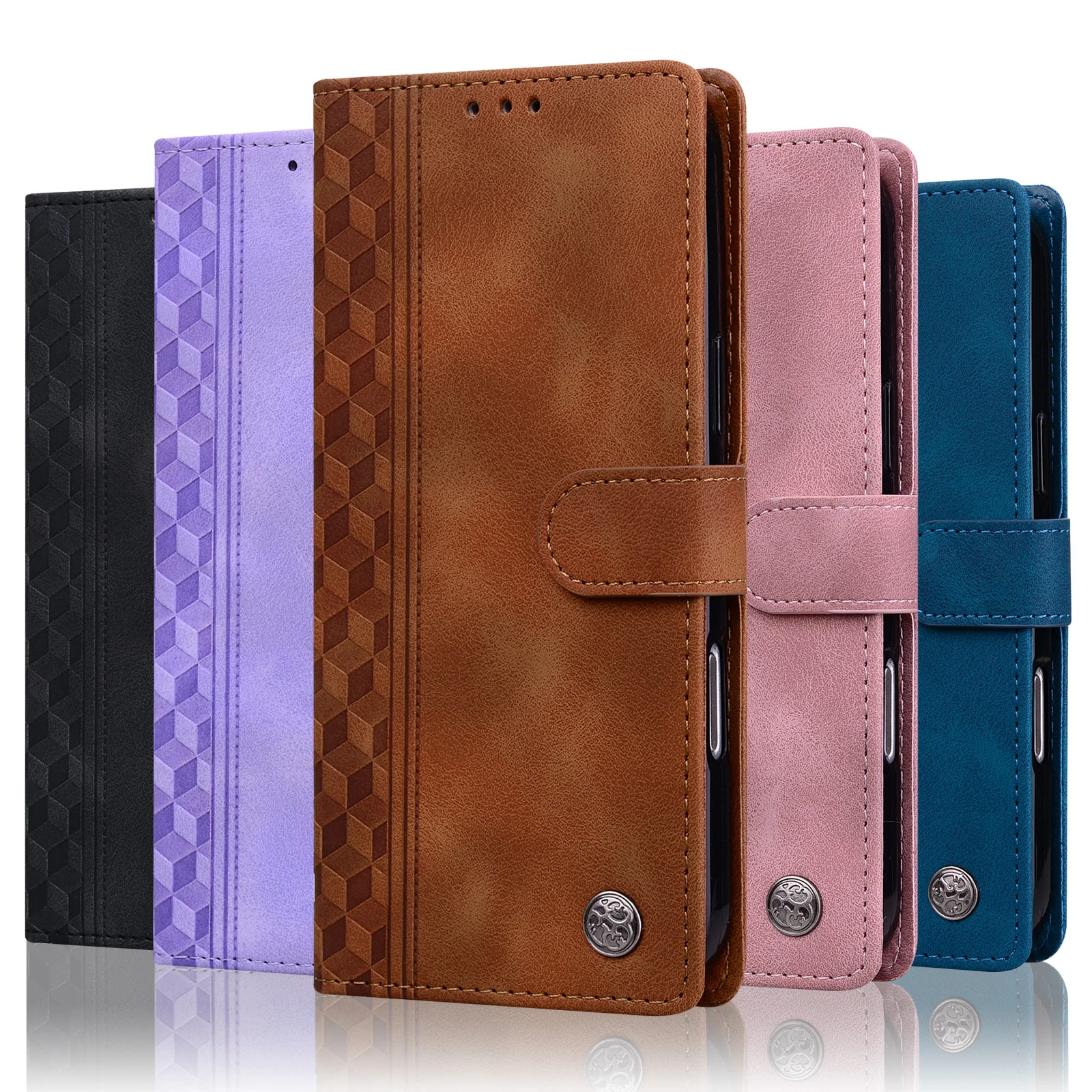 Magnetic Flip Leather Wallet Phone Case