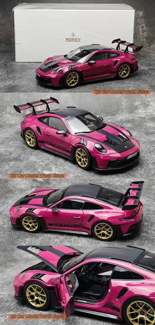 NOREV ポルシェ911 GT3 RS ミニカー 1/18 1/18 Porsche 911 (992) GT3 RS 2022 Shark Blue Diecast Model