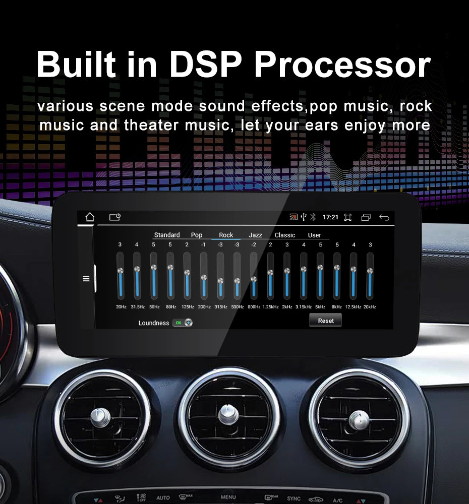 Android14 Car Multimedia Wireless AUTO CarPlay 12.3inch Screen For Mercedes Benz