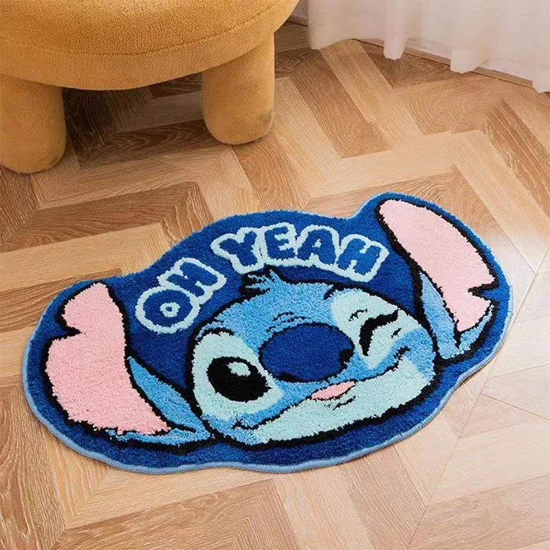 Disney Lilo and Stitch Winnie The Pooh Cushion Anime Non-slip Mat Kawaii Buzz Lightyear Absorbent Carpets Living Room Bathroom 3