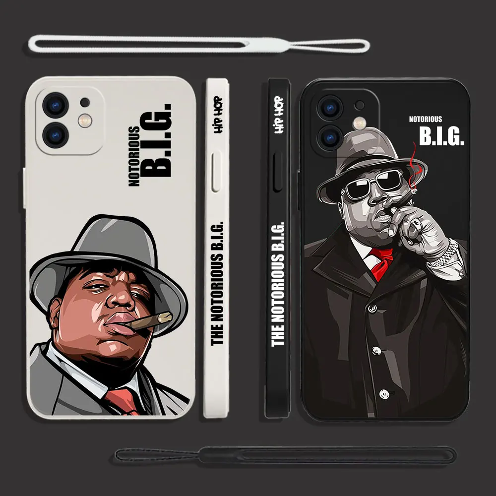 Hip Hop The Notorious Biggie Smalls Phone Case For Iphone 14 13 12 11
