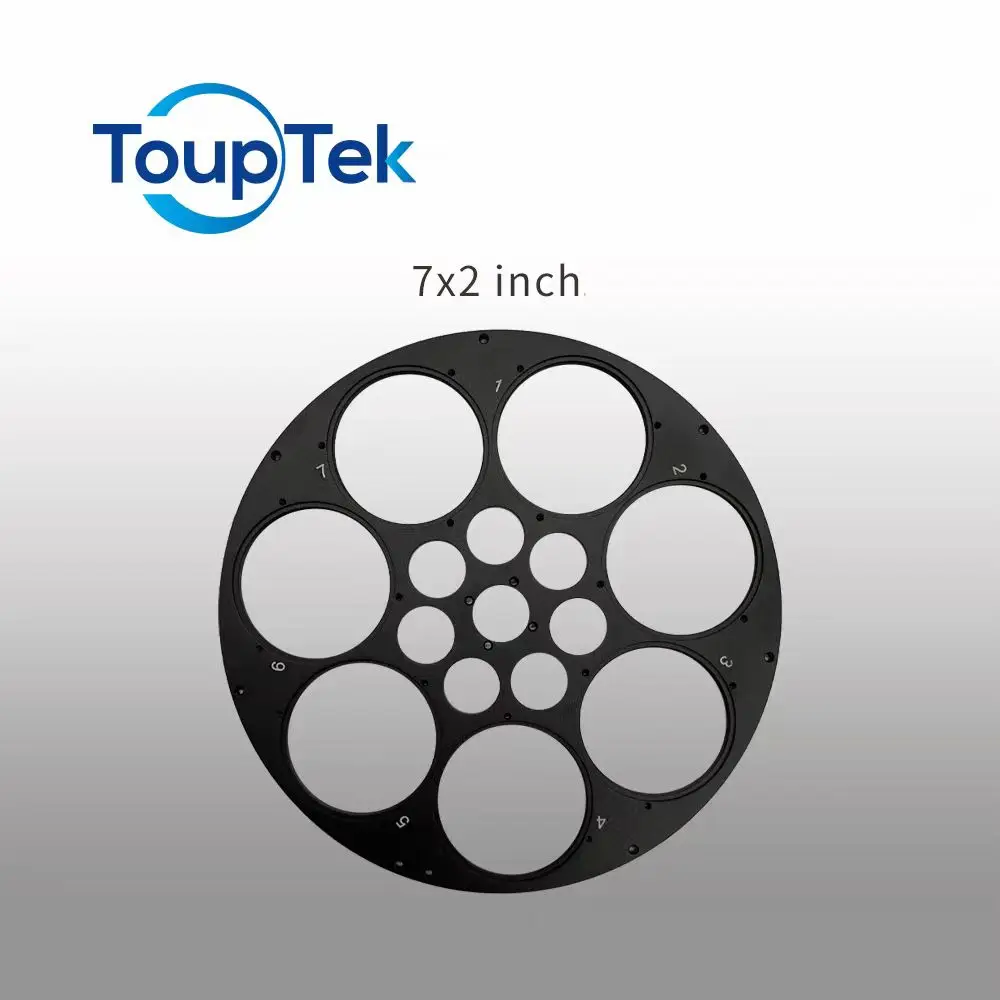 ToupTek AFW Filter Wheel Electric 7x2'' Large L Electric Filter Wheel 7x2 Inch Astronomical Telescope Accessories 3