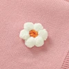 Baby Blanket Knit Newborn Boy Girl Bedding Quilt 100*80CM Infant Stroller Swaddle Wrap Super Soft Fashion Cute 3D Flowers Plaid 5