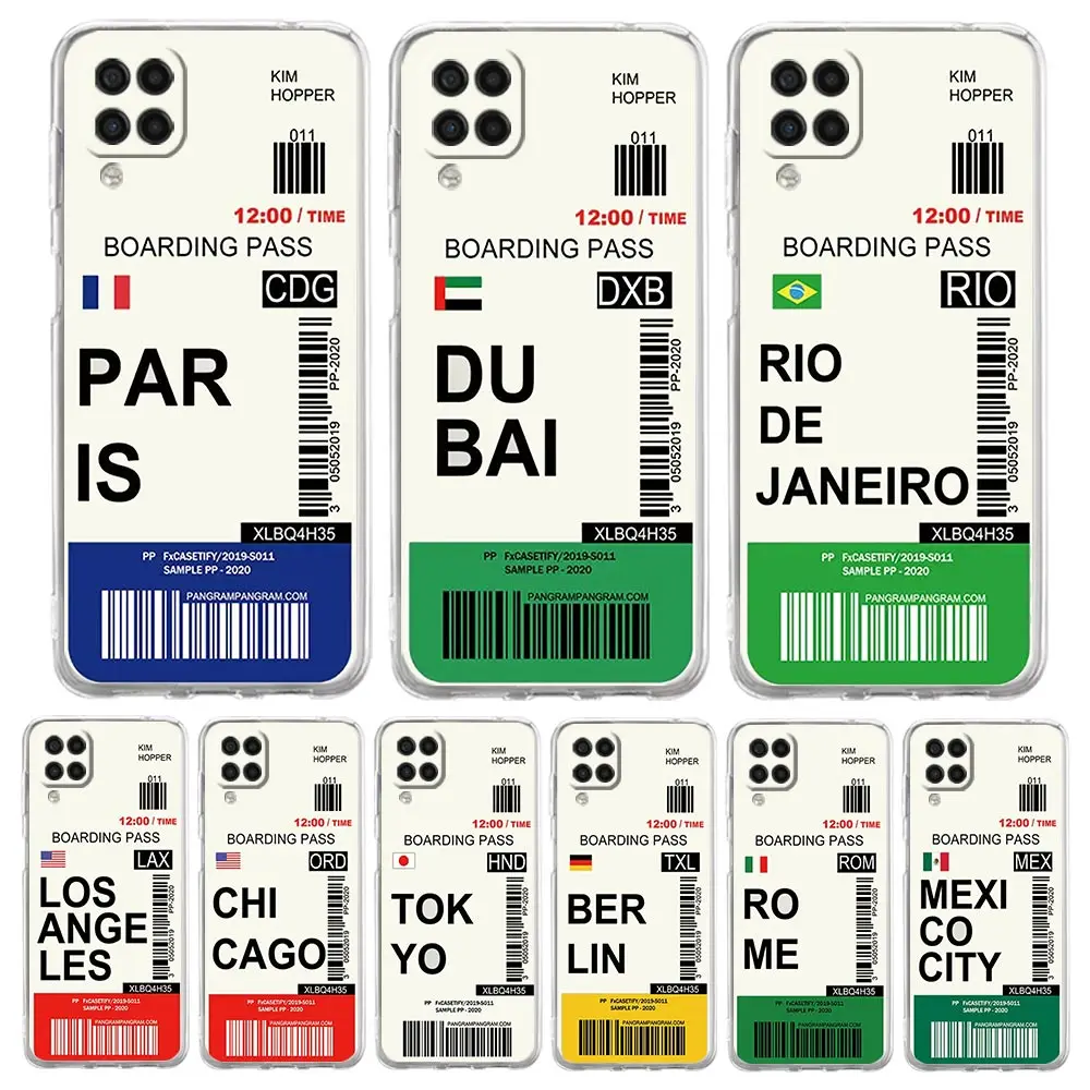 World City Travel Ticket Phone Case - New York Edition