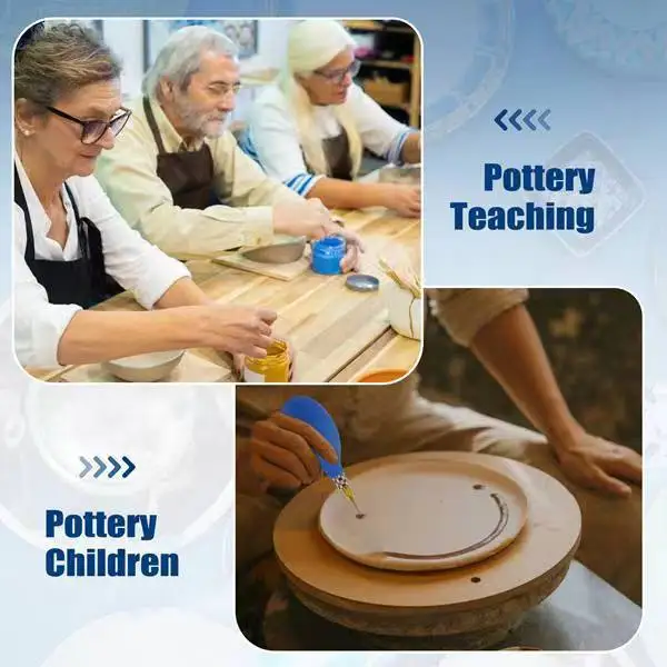 Slip Trailer Bottle Pottery Glaze Precision Tip Applicator Polymer Clay Filling Funnels Ceramic Painting Coloring Supp Tools