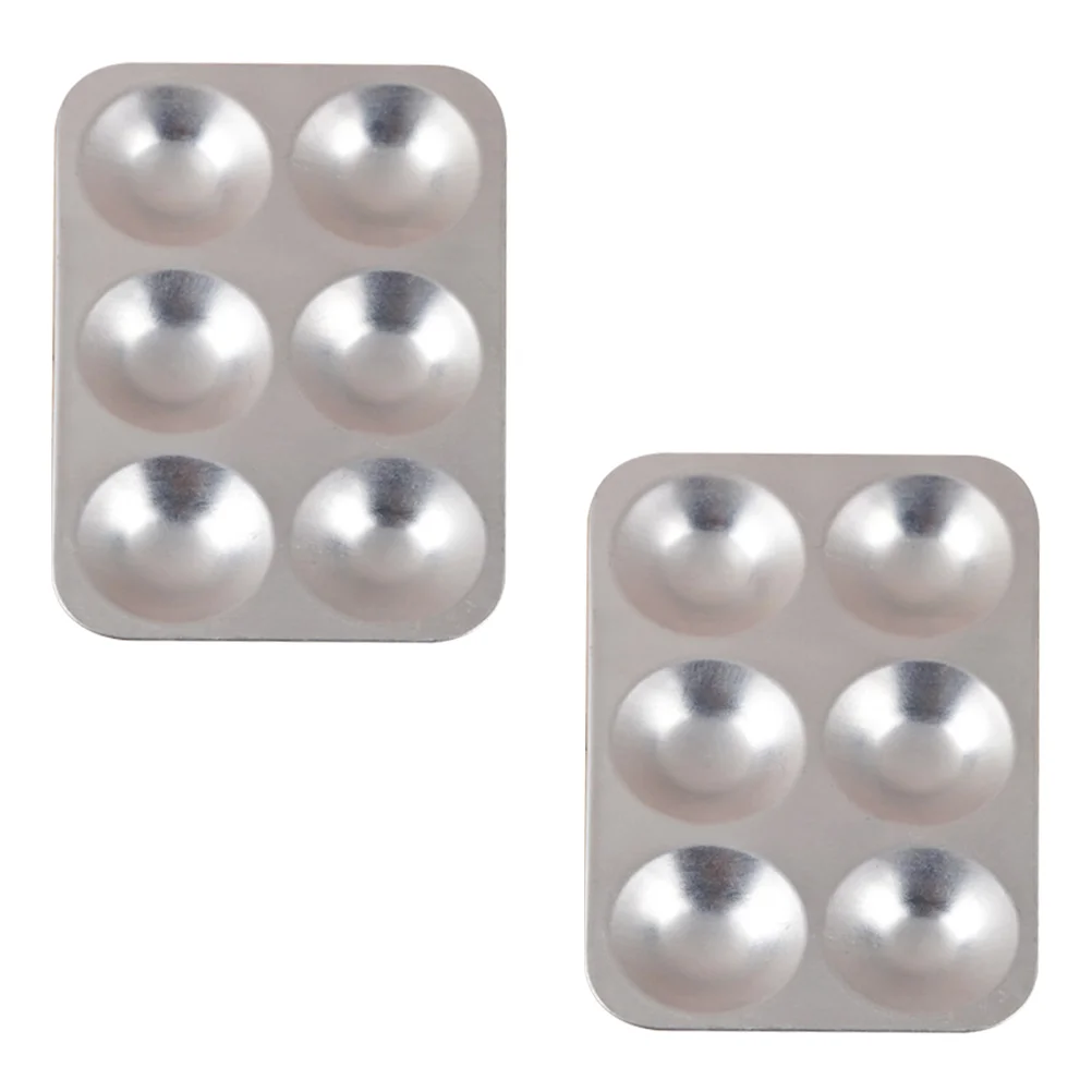 

Art Paint Tray Palette Aluminum Watercolor Oil Painting Tray Artist Craft Palettes Diy Art Decorating Supplies