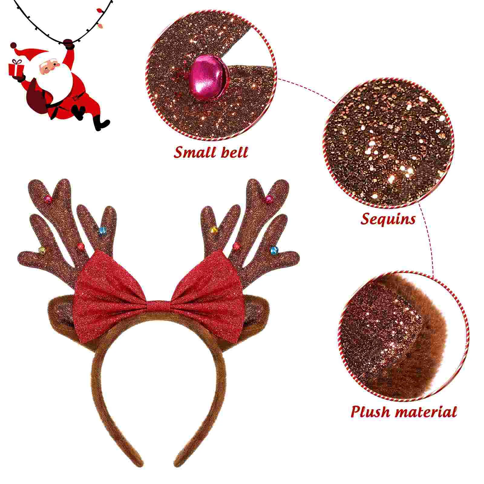 

Головная повязка с оленьими рогами