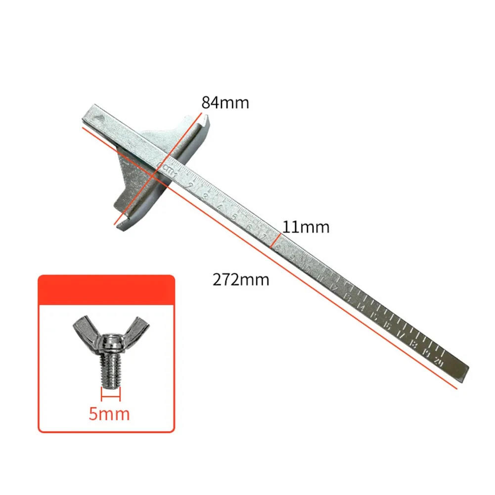 9/11mm Kreissäge Guide Rand Guide Mit Skala Für Dewalt Für DC390K Für DW936 Akku-säge power Werkzeug Zubehör – Detail 6