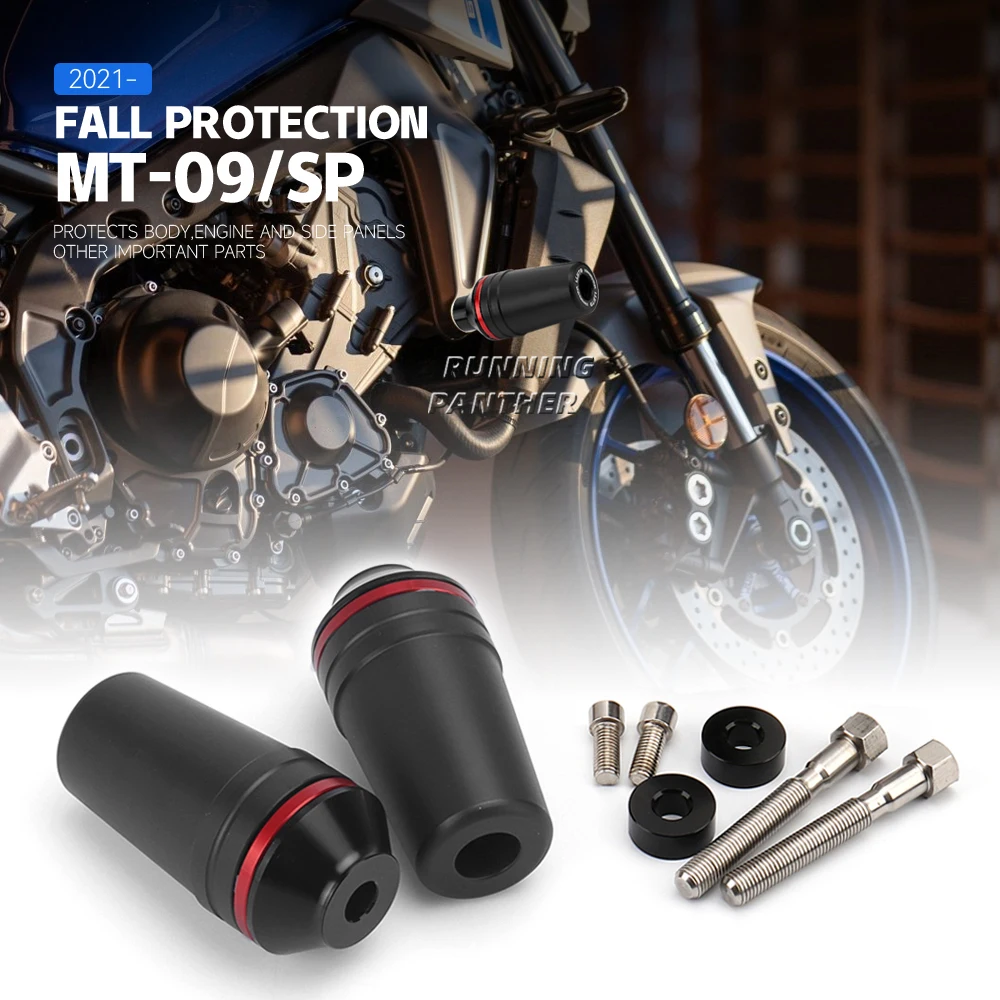 

Motorcycle Engine Frame Slider Anti Falling Crash Protector Guard Bar Pad FOR YAMAHA MT-09 MT09 MT 09 SP 2021 2022 2023