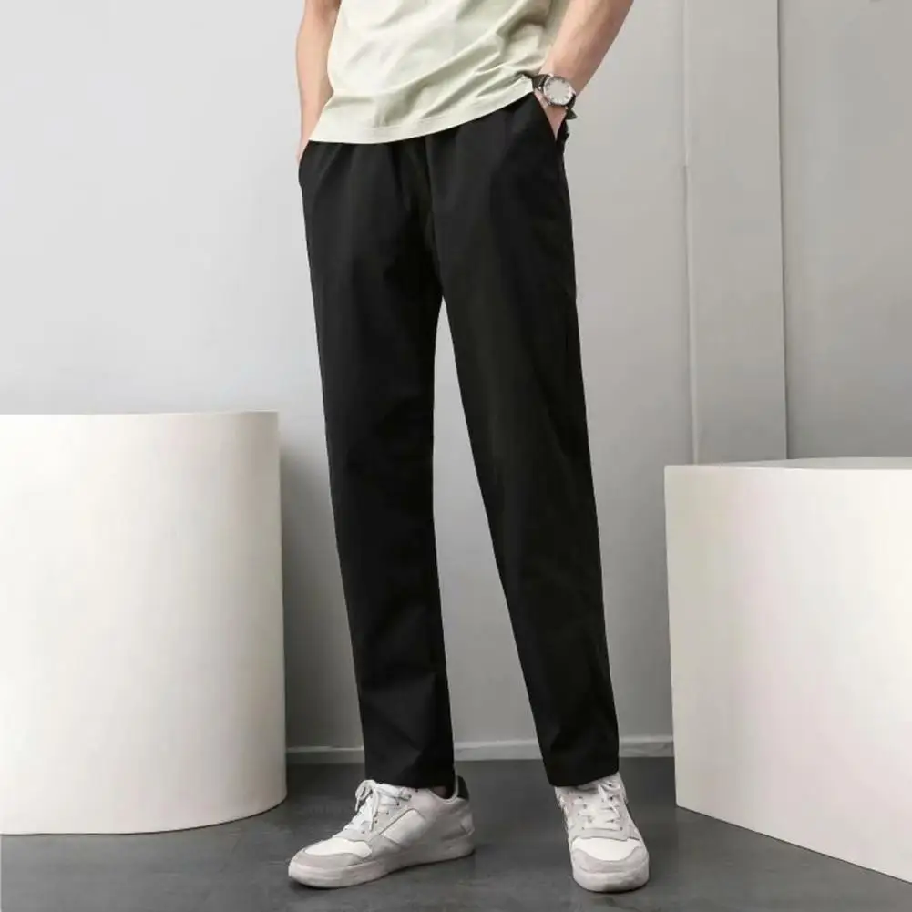 Popular-Business-Pants-Anti-deformed-Cropped-Pants-Light-Stretchy-Pure ...