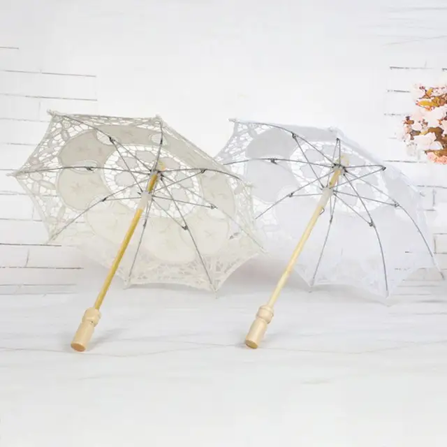 Hölgyek Divat Elegáns Nap Esernyő Tartós Tartós, Szemet Gyönyörködtető Retro Stílus Színpadi Cosplay Kellékekhez - Image 2