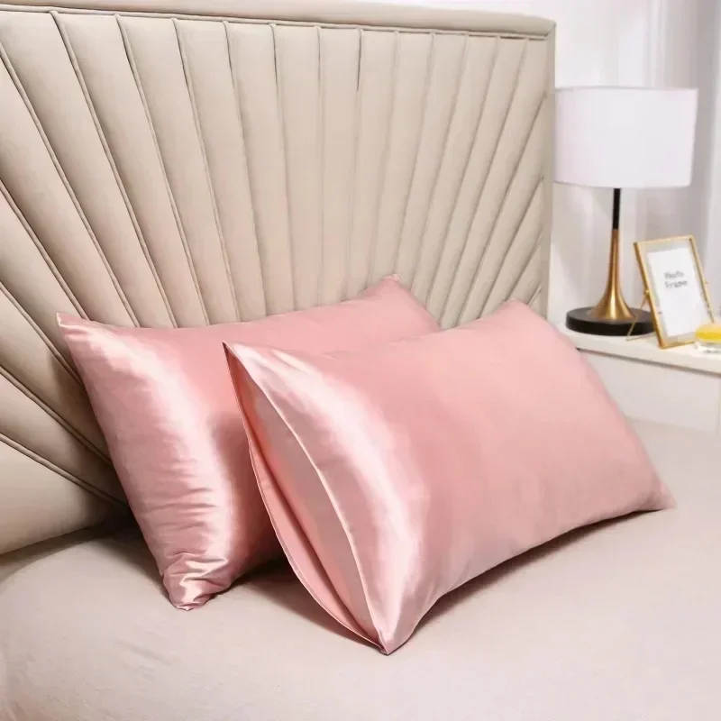 Luxurious Silk Satin Pillowcase - Hair & Skin Beauty Collection, Set of 1 or 2 Pillow Covers