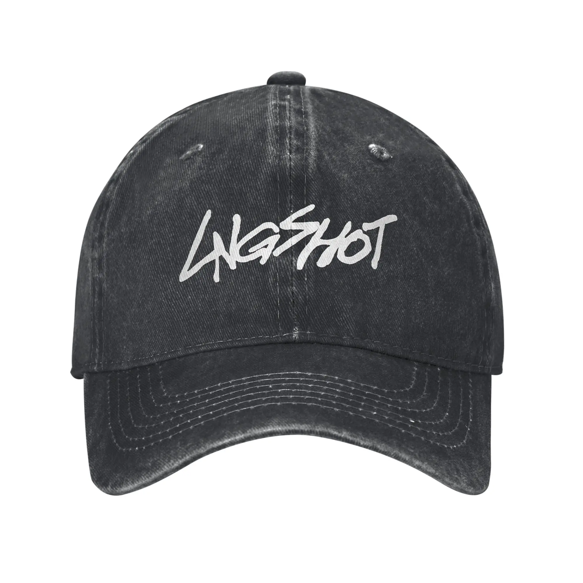 Herren Damen Lngshot Rising K-Pop Hip-Hop Group Kpop Caps Wear Baseball Cap Vintage Snapback Hut verstellbar
