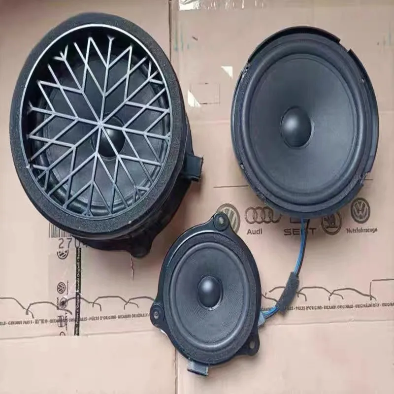 For Audi A6L C6 Front And Rear Door Speaker Door Inside Panel Mid-range Subwoofer Speaker 2012 2013 2014 2015