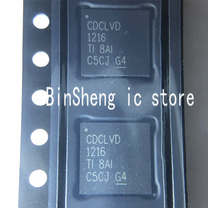 

Новый оригинальный CDCLVD1216RGZT CDCLVD1216RGZR 48vqfn CLK буфер 2:16 800 МГц