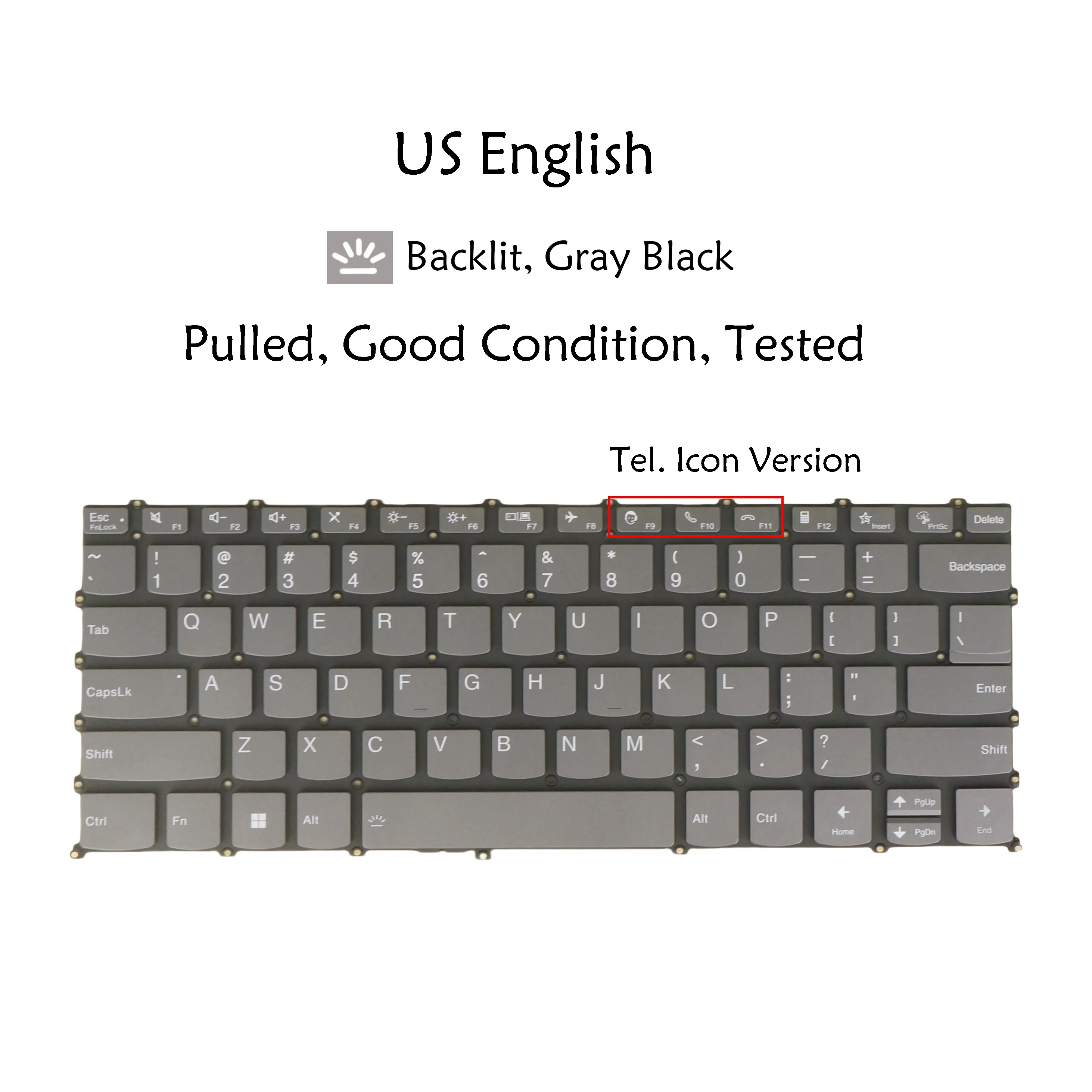 Keyboard Replacement Lenovo Model 82c4 Sanj8 Keyboard For Lenovo