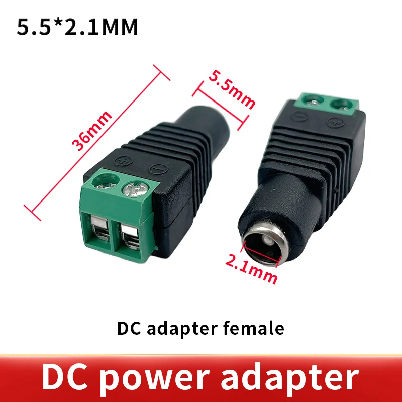 10pcs /5 sets 12V 2.1x5.5MM DC Power Jack Plug Audio AUX free welding socket Connector power jack connector dc connectors power plugs power plug