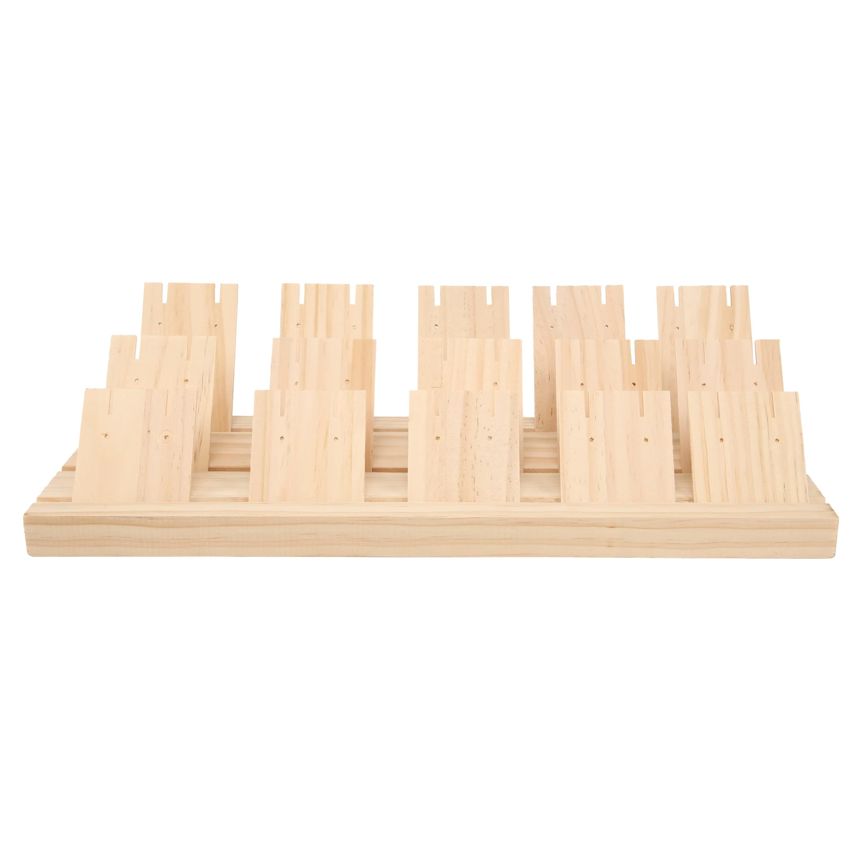 

Fashion Wood Jewelry Display Necklace Charms Jewelry Display Tray Pendant Earrings Card Style Pendant Display Card 3