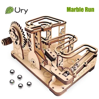 3D Wooden Marble Run Puzzle – Catapult Track 1