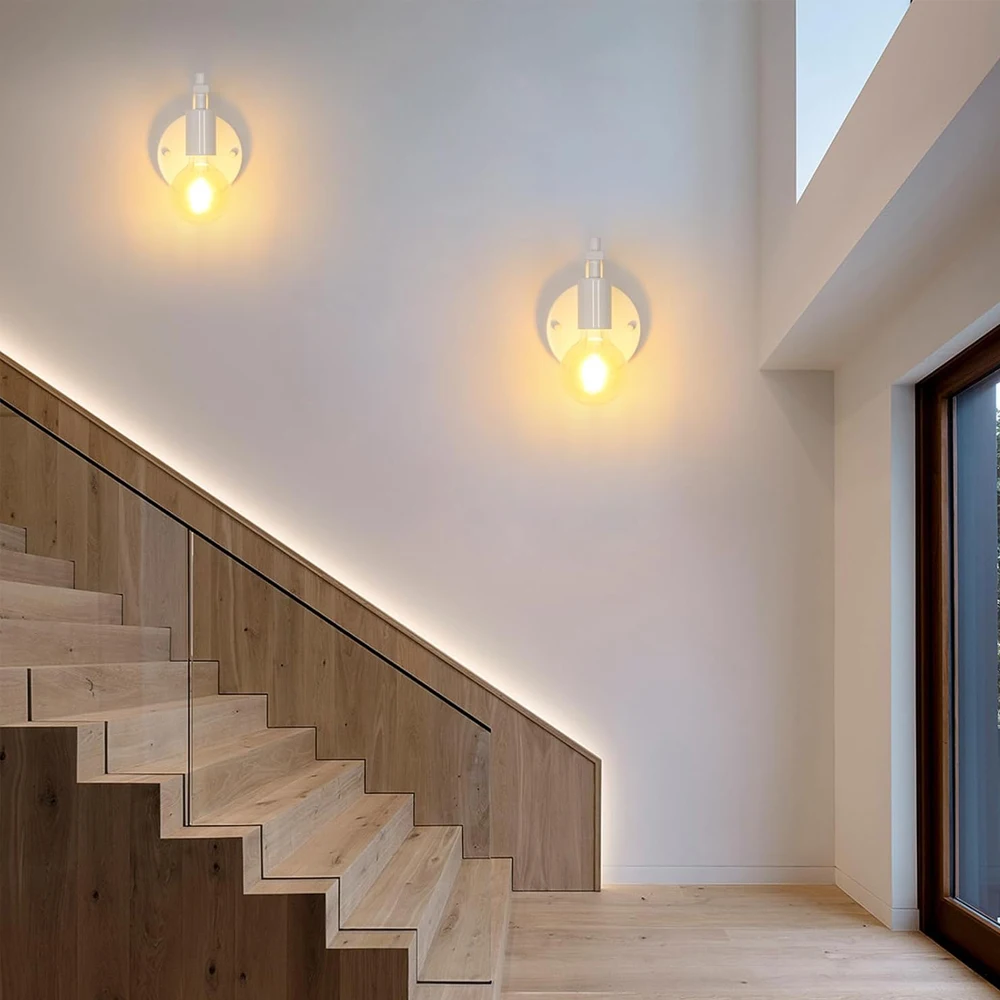 Vue latérale de l’applique murale