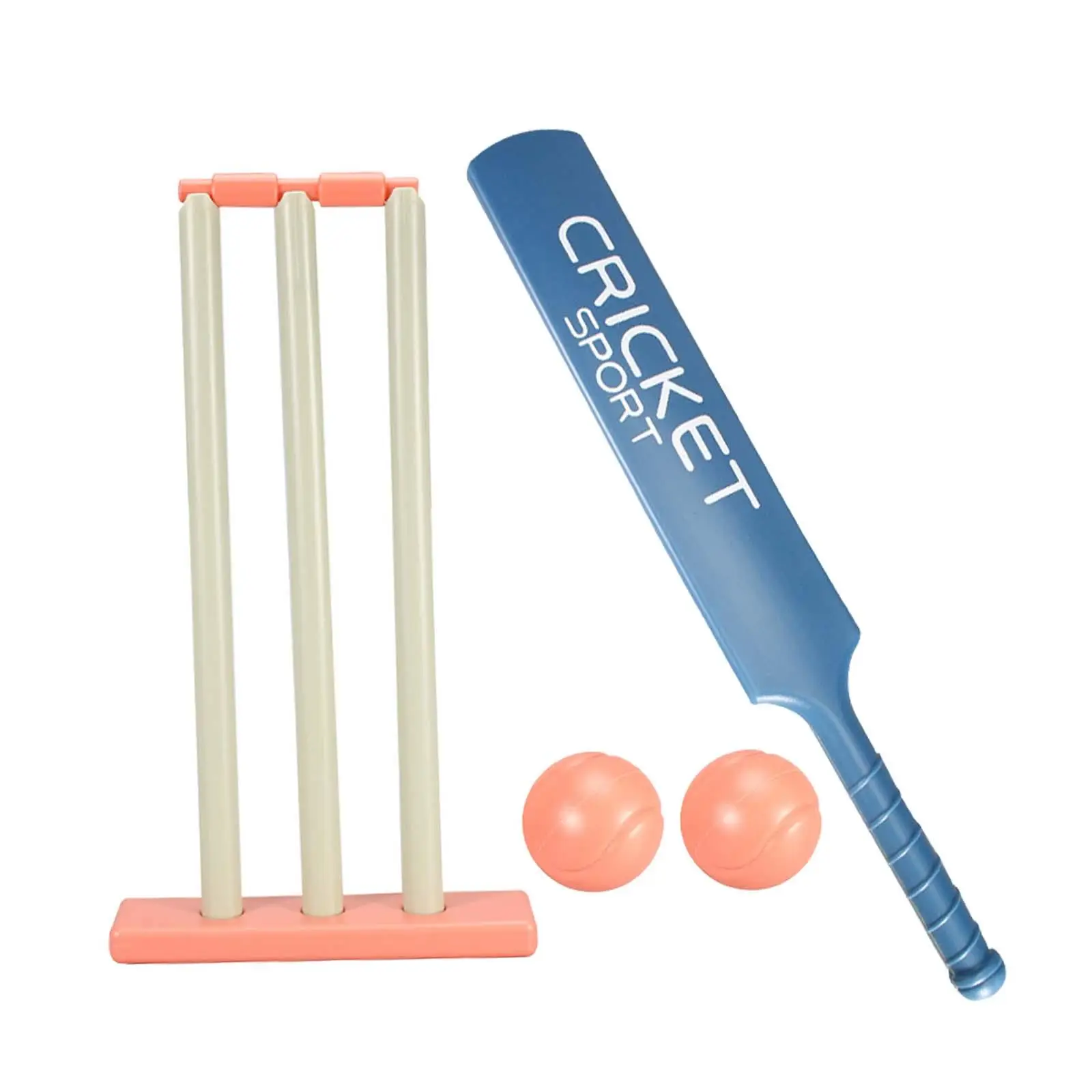Children Cricket Set Outdoor Sports Game Stumps with Stand Beach Cricket 2 Balls Garden Cricket Set for Outdoor Yard Backyard