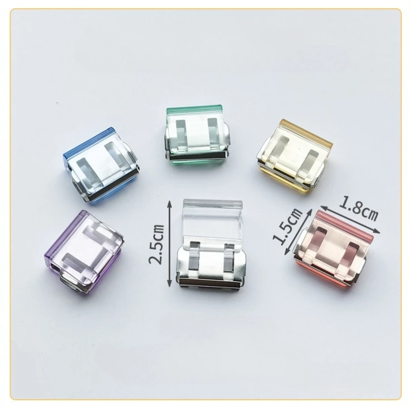 Pant Leg Adjuster Clips - Invisible Hem Fasteners, No-Sew Anti-Slip Edge Clips, 10-Pack