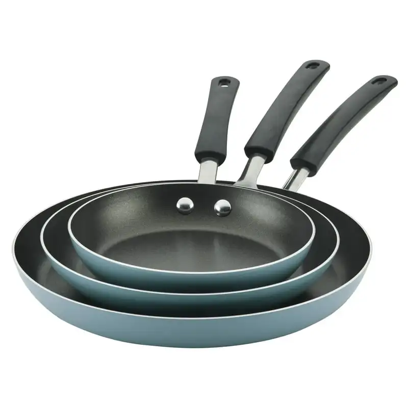 

Set Easy Clean Aluminum Nonstick Frying Pans/Fry Pans/Skillet, Aqua Wooden box Cooling rack Takoyaki pan Plate for cooking Silic