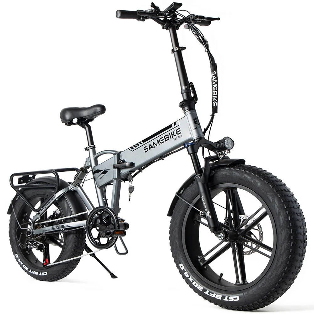 Samebike Xwlx09 Opvowbare Elektrische Fiets 500W 48V 10Ah Shimano7Speed Verstelbare 20 "Alluminio Full Suspension Mtb Ebike