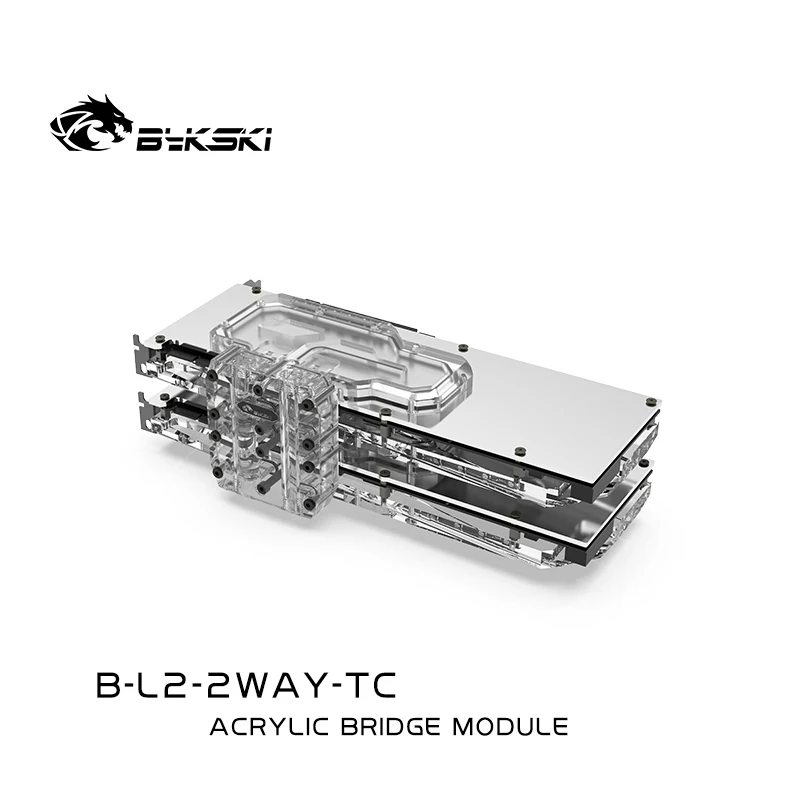 Bykski Placa Gráfica Gpu Ajuste de Conexão de Navegação Pontes Bloco de Água Quad Gpu Ponte para Gráficos B-l32way-tc