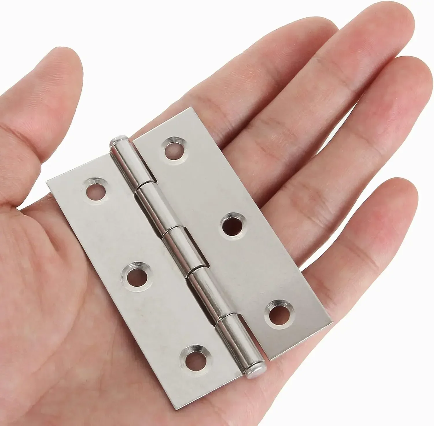 1-4 Inch Universal Door Hinges Connector Stainless Steel Furniture Drawer Cabinet Fitting Hinge Home Doors Hardware Accessories stainless steel hinges