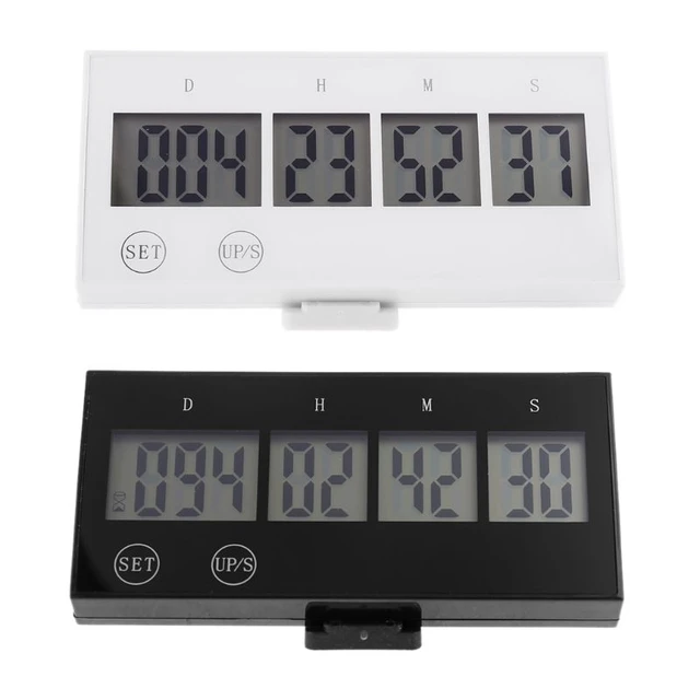 Digital Countdown Timer 4 Channel Count Up Down Kitchen Cooking Timer Clock  - AliExpress