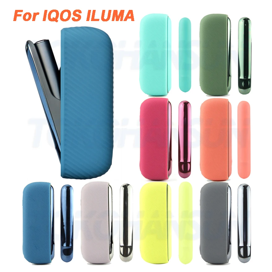 

Силиконовый защитный чехол + Боковая крышка для IQOS ILUMA, высокое качество, защитный чехол для IQOS 4 ILUMA, чехол, внешние аксессуары