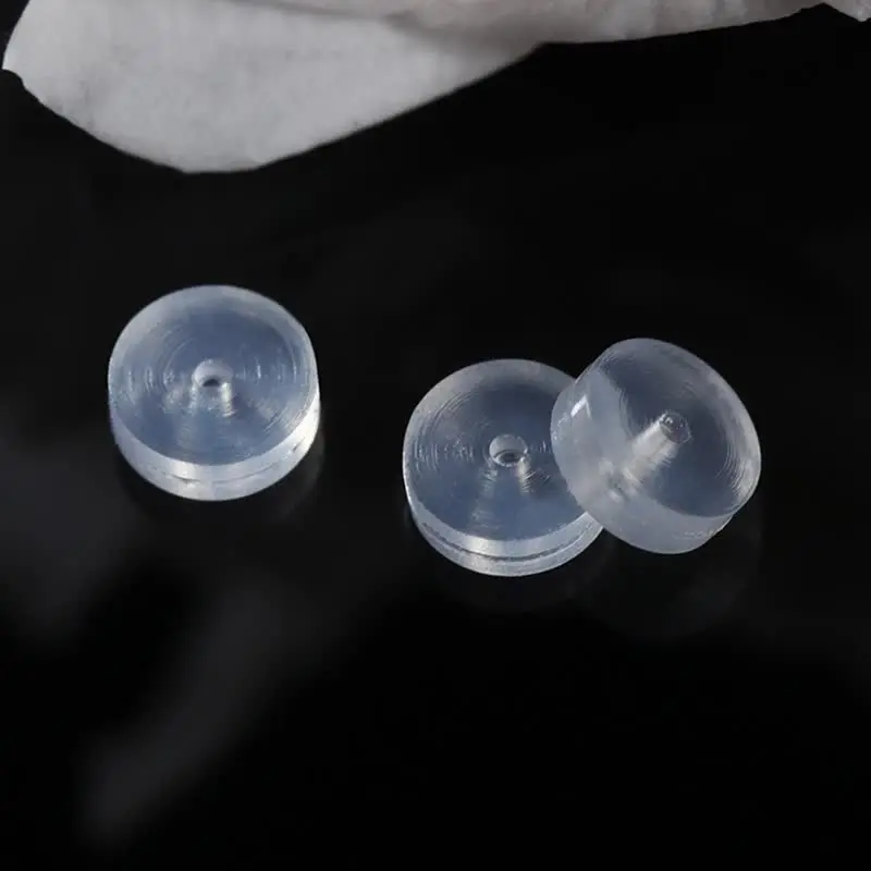 A52E 100 шт. силиконовые диски для пирсинга аксессуар предотвращения роста ушей и