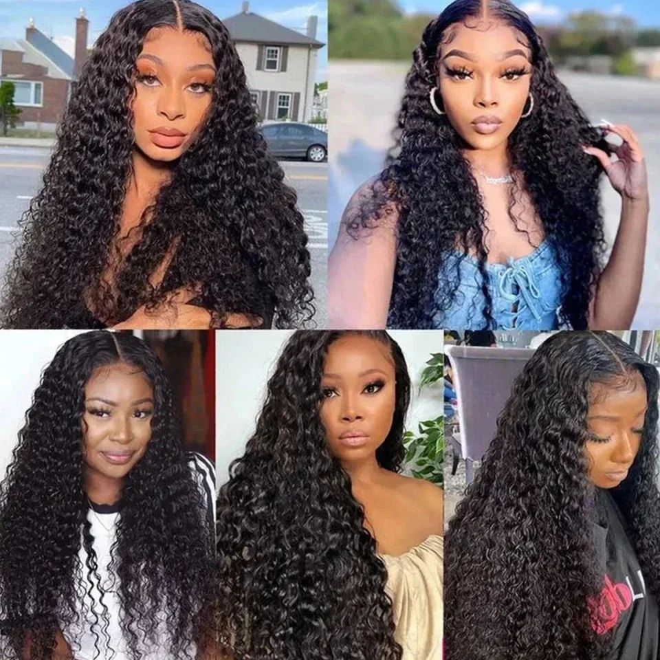 Human Hair Extensions Afro Kinky Curly Bundles Weaving 1//3 Bundles