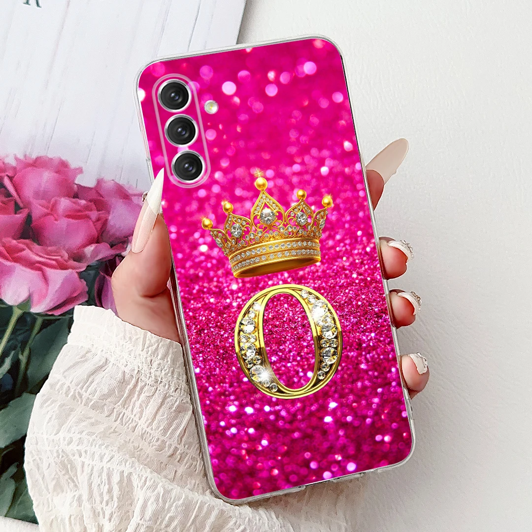 Luxury Letters Soft Phone Case for Samsung Galaxy S25 Plus Ultra