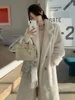 Fashion Autumn/Winter Thick Suit Collar Imitation Mink Fur One Piece Fur Eco Friendly Furs Long Coat Women Jacket Winter Clothes 1