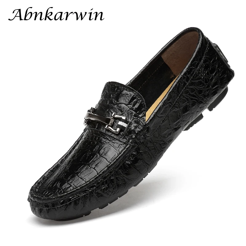 

Summer Men Casual Leather Loafers Moccasins Slip On Driving Shoes Designer Classic Low Shoes Mocassin Hot Sale For Dropshipping