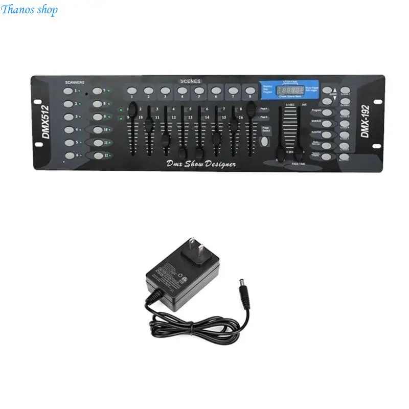 고급 192 채널 DMX512 이벤트 플래너 용 조명 컨트롤러 콘솔 X37A