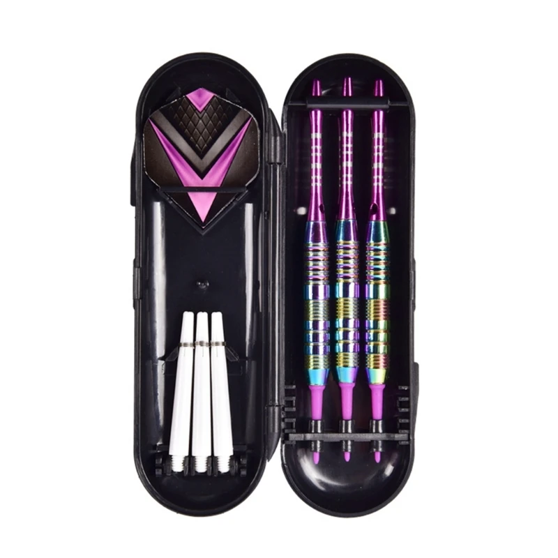 

Soft Tip Darts Set with Storage Colorful Darts Toy for Game Rooms Bar Home R66E