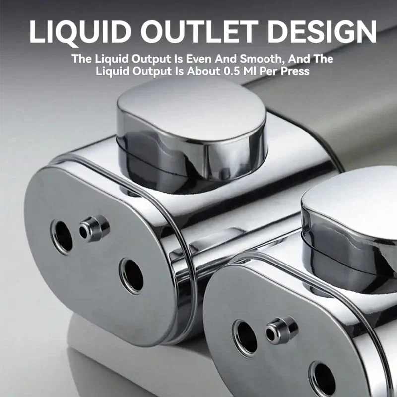 Home Appliance Soap Dispensers Bathroom Stainless No Drill Wall Soap Dispensers Steel Bathroomde Banheiro Bathroom Items
