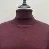 Women's Winter Sweater with Mongolian sheep Fur Cuff Lady Fashion High Collar Soft Warm 5