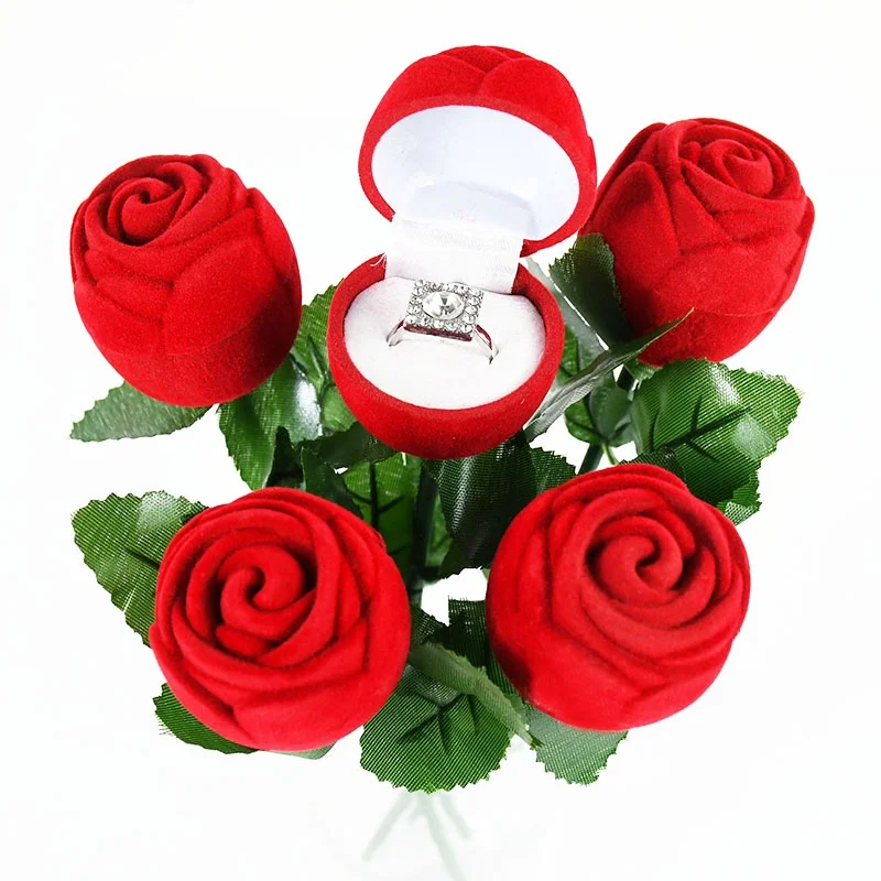 Velvet-Rose-Flower-Ring-Box-Flocking-Flowers-Wedding-Engagement