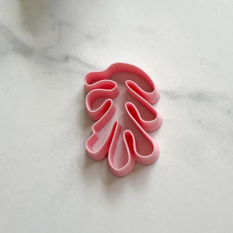 Soft Pottery Earrings Polymer Clay Cutters Handmade Plant Earring Clay Molds DIY Ocean Style Earring Jewelry Pendant Tools silicone mold polymer clay cutter