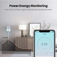 Tuya 16A Brazil Standard WiFi Smart Plug with Power Monitor, Smart Life APP Smart Socket Voice Work for Google Home Alexa 1pc - Image 5