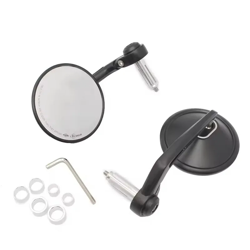 

CNC Aluminum Alloy E-mark Left Right Side Mirror Universal for Yamaha for Honda for Suzuki Motorcycle Rearview Mirror 8mm 10mm