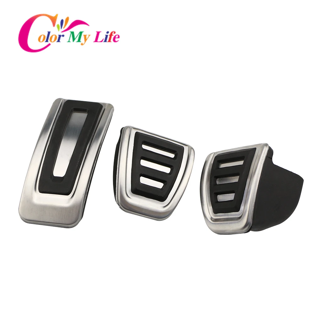 Car Pedal Covers for Volkswagen Skoda,car accessories,car pedals,pedal cover,stainless steel pedal cover