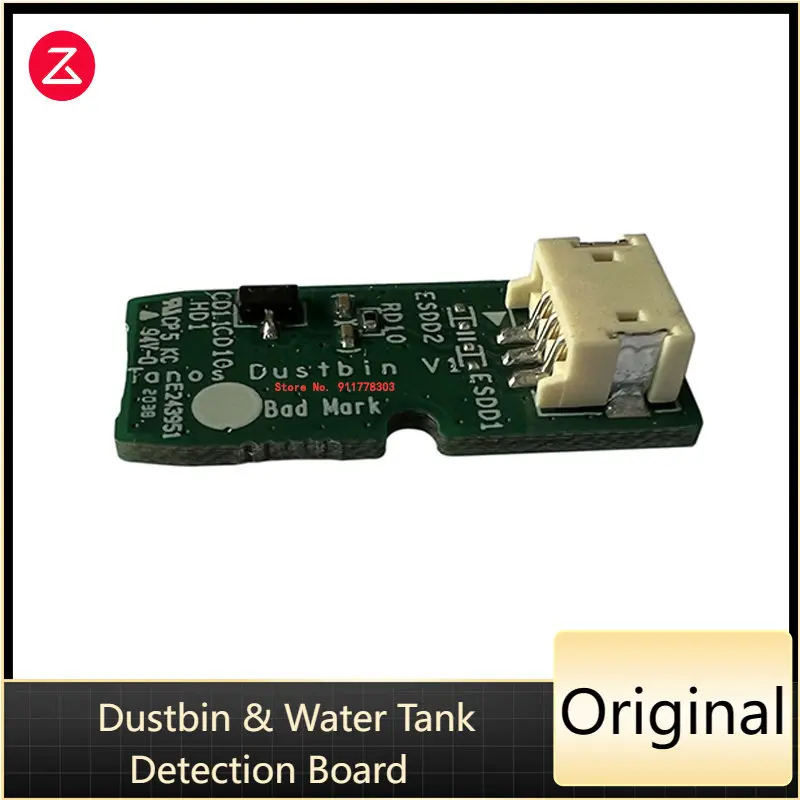 Original Roborock s6 Dustbin & Tanque de Água Placa de Detecção para Roborock s6 S60 S61 S65 Robot Vacuum Cleaner Peças de Reposição