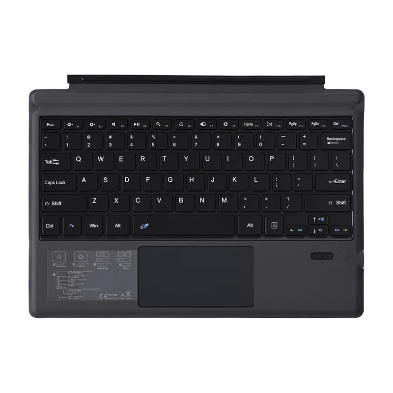 Teclado Retroiluminado com Touchpad para Microsoft Surface Pro Russo Espanhol Portugal Italiano Coreano - Imagem 6