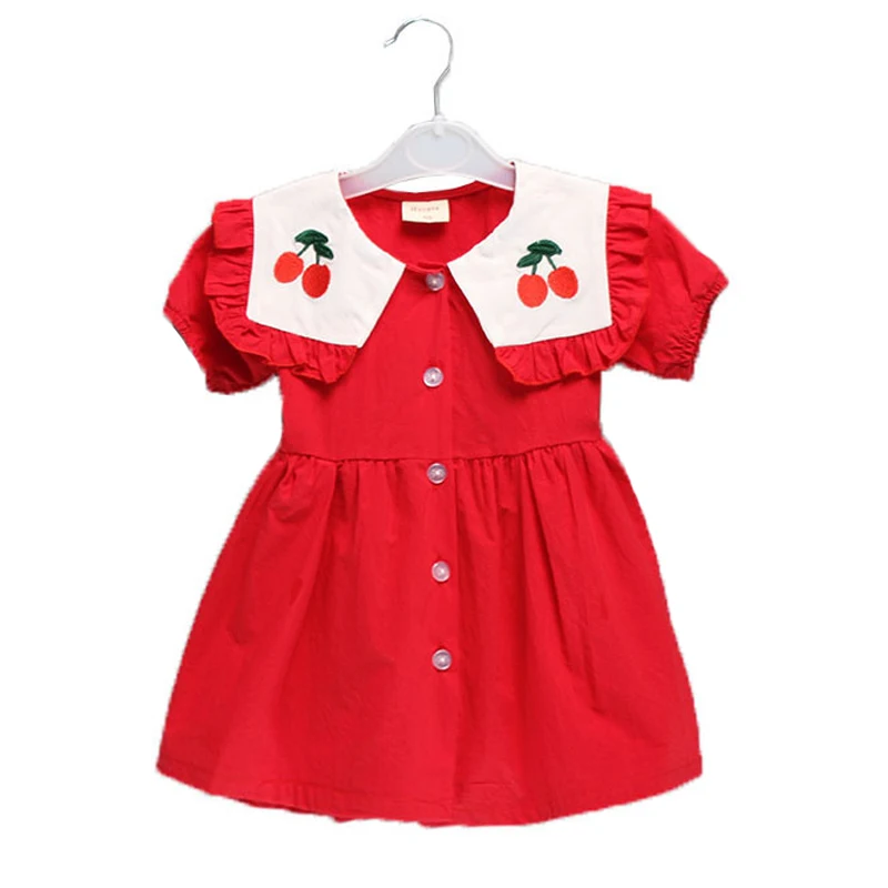 Summer Girl Dress Embroidered Fancy Princess Dresses For Girls Little Flying Sleeve Children's Clothing Baby Kids Clothes girls dress
