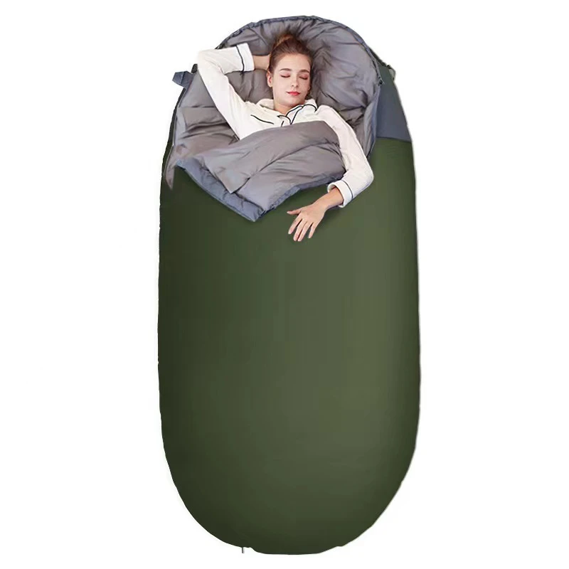 New Egg-shaped Enlarged And Extended Sleeping Bag Ultra-light Camping sSleeping Bag Warm Sleeping Bag Waterproof 230*100cm